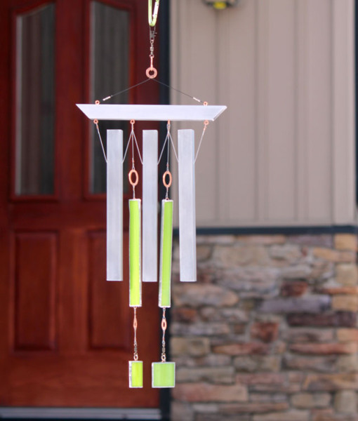 Wind Chime “Industrial Zen” Kris Art Glass