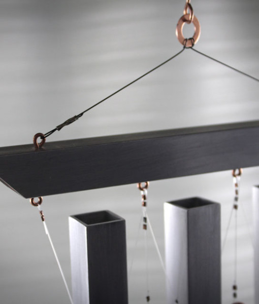 Wind Chime “Industrial Zen” Kris Art Glass